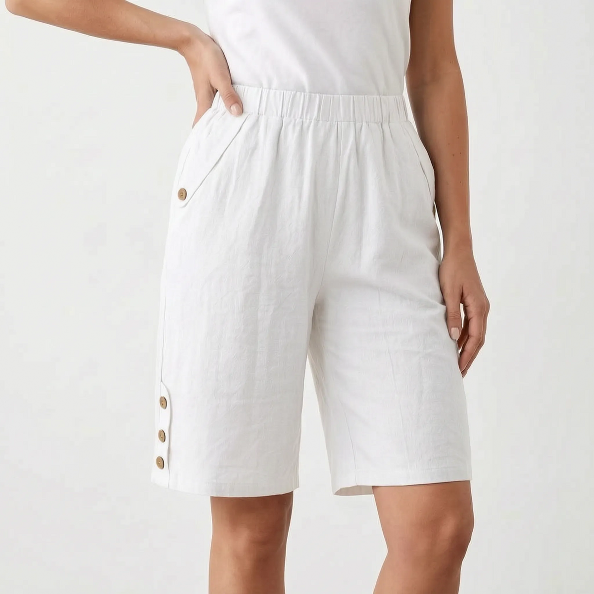 AuraShorts | Relaxed Fit Elastic Waist Shorts