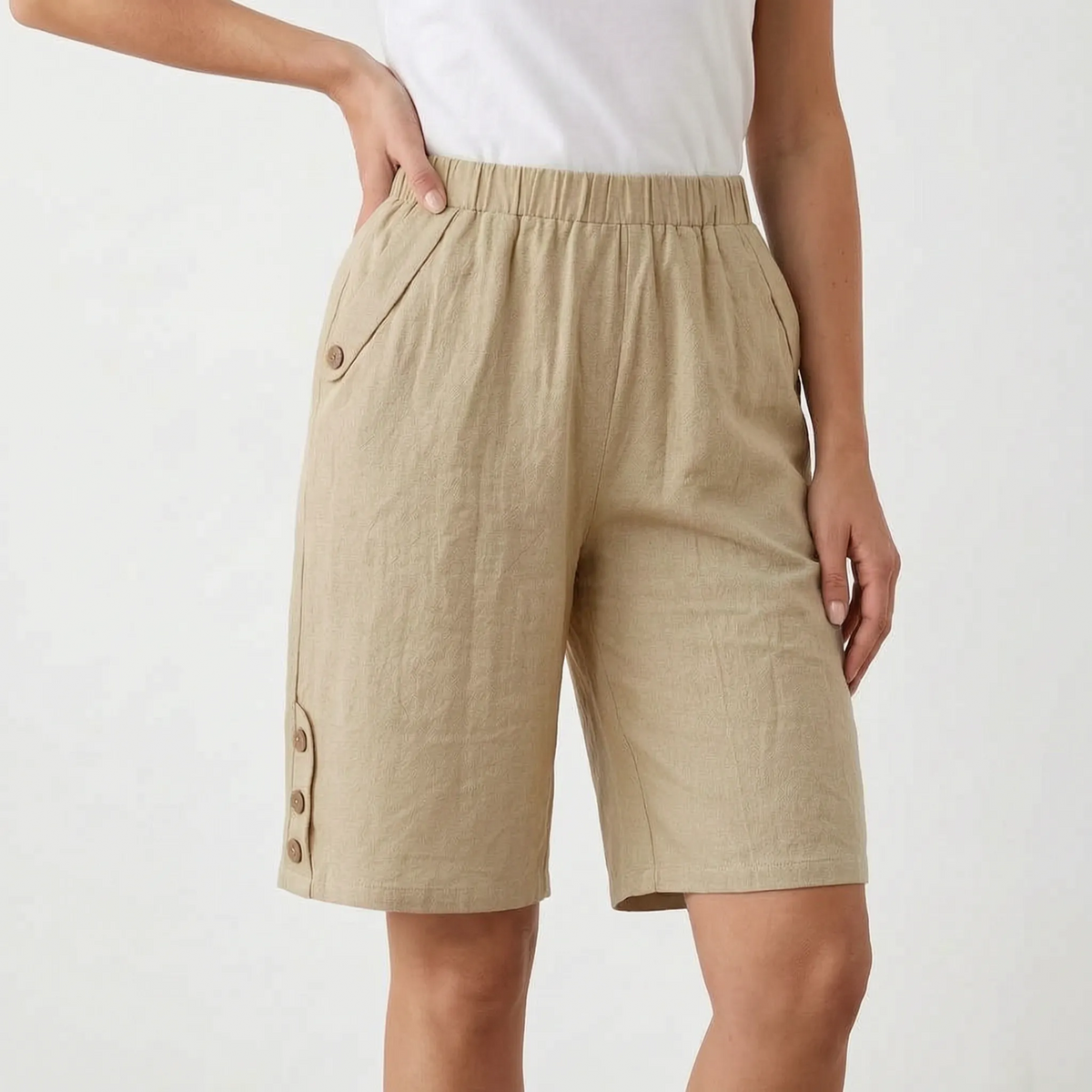 AuraShorts | Relaxed Fit Elastic Waist Shorts