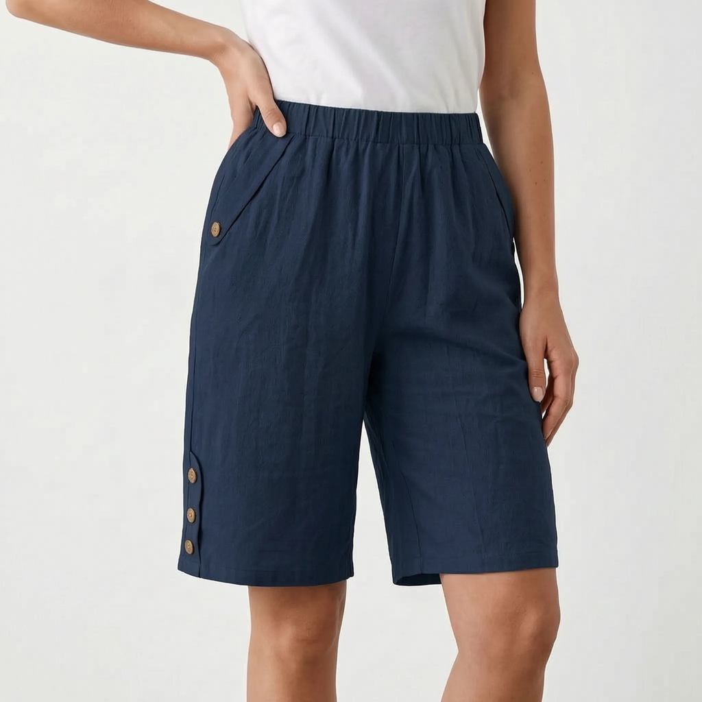 AuraShorts | Relaxed Fit Elastic Waist Shorts
