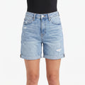 Bondise | High-Rise Distressed Casual Summer Shorts
