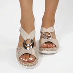 Kymbra - Women's Cushioned Wedge Sandals