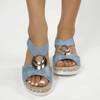 Kymbra - Women's Cushioned Wedge Sandals