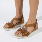 Kymbra - Women's Cushioned Wedge Sandals