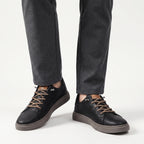 VelaStrides | Men's Casual Low-Top Lace-Up Sneakers