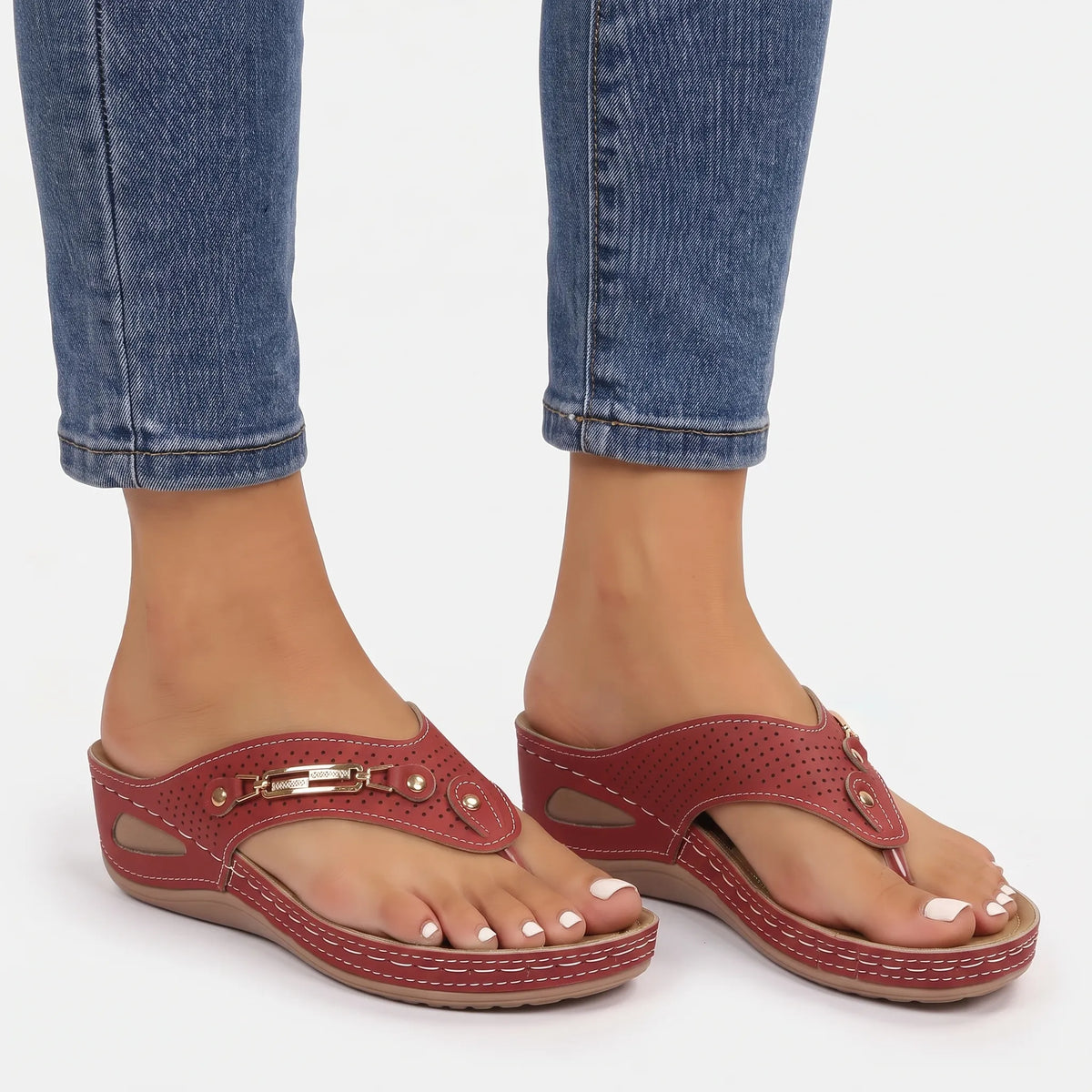 Velastra - Casual Slip-On Comfort Sandals