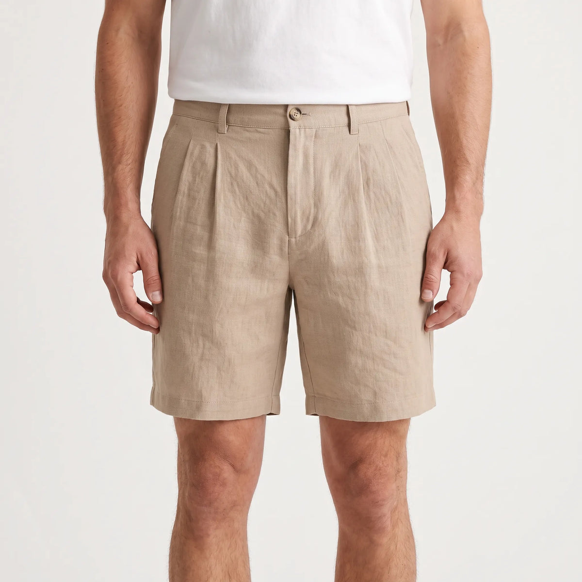 Veltra | Pleated Casual Mens Shorts