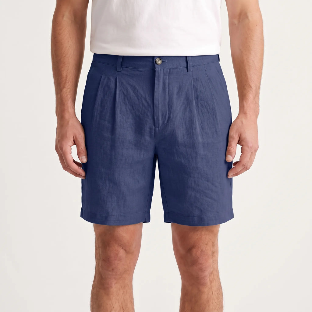 Veltra | Pleated Casual Mens Shorts