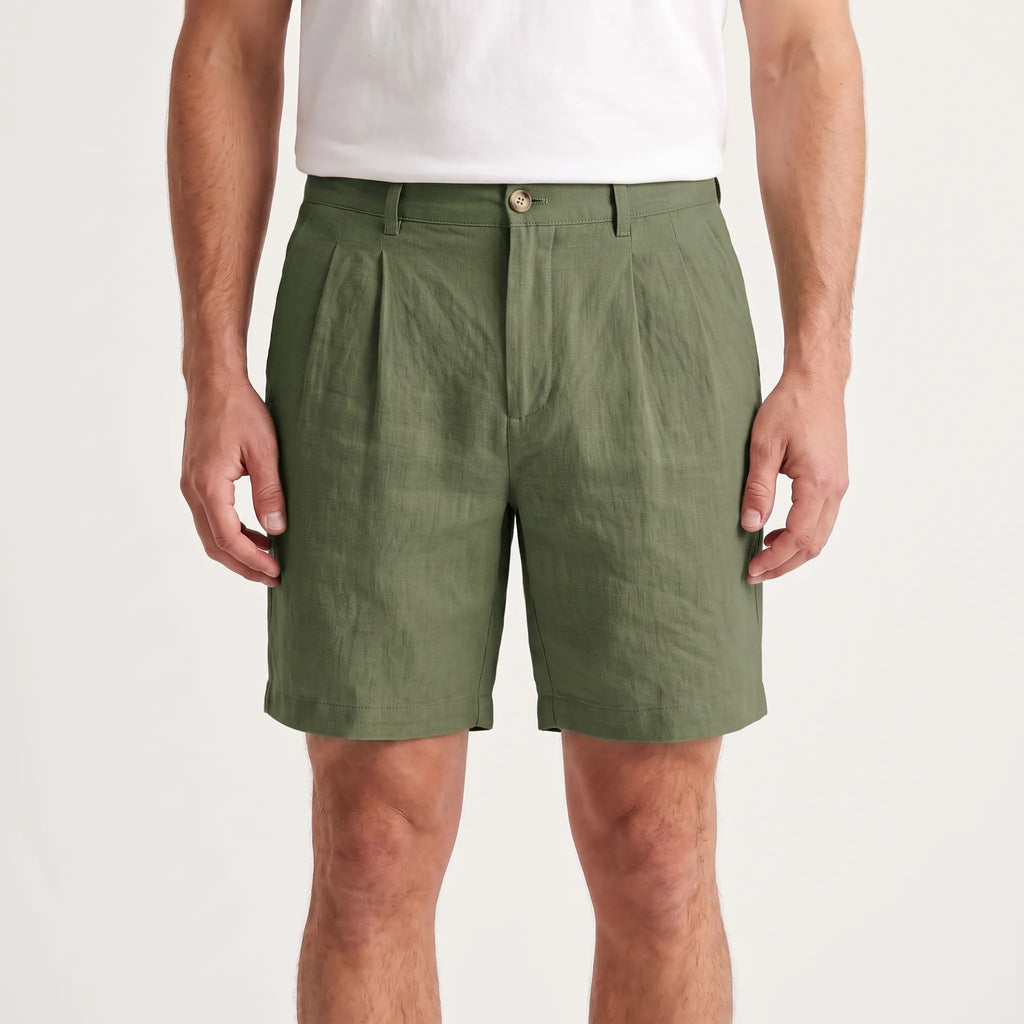 Veltra | Pleated Casual Mens Shorts