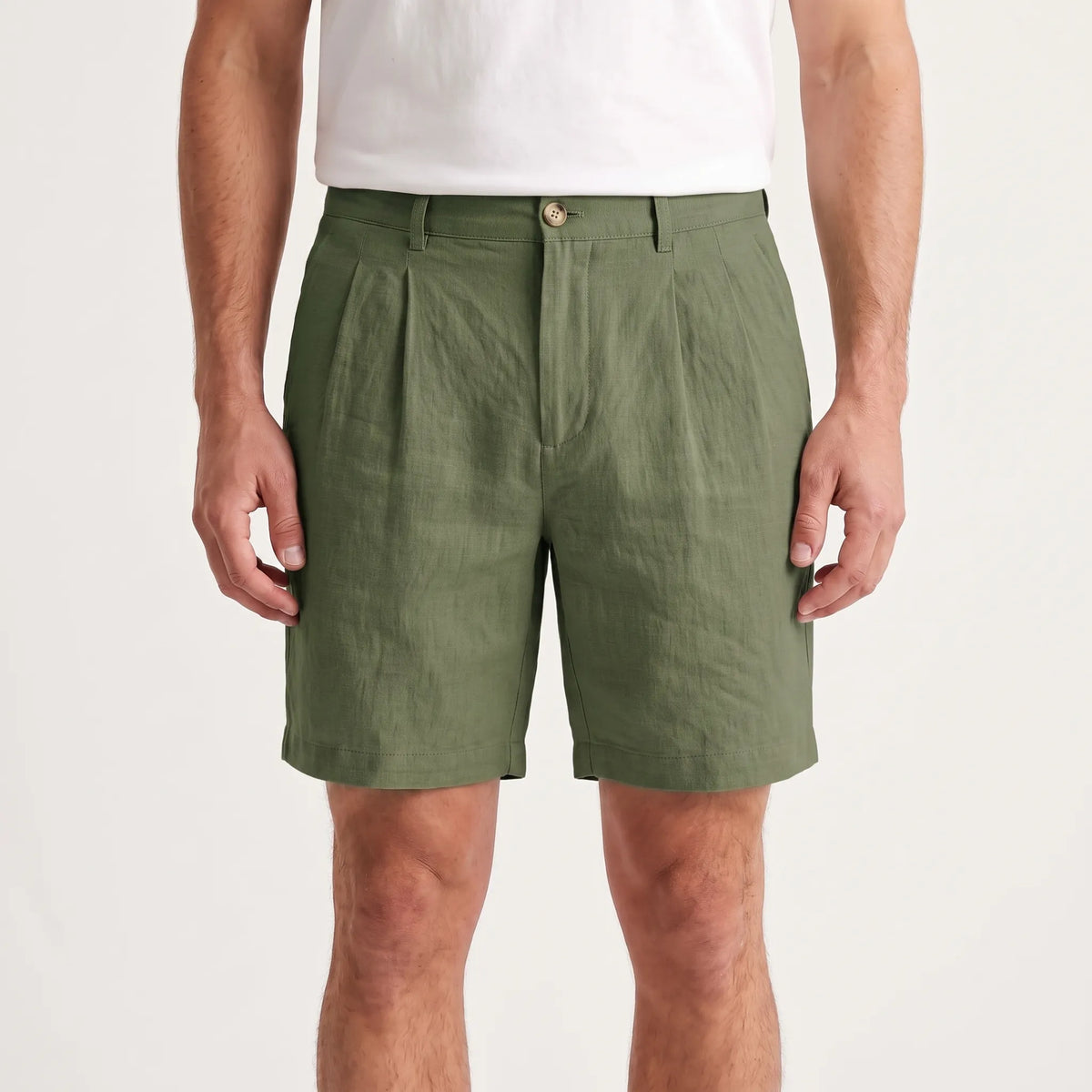 Veltra | Pleated Casual Mens Shorts