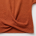 WaffleTee - Short Sleeve Waffle Knit Top