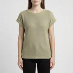 WaffleTee - Short Sleeve Waffle Knit Top